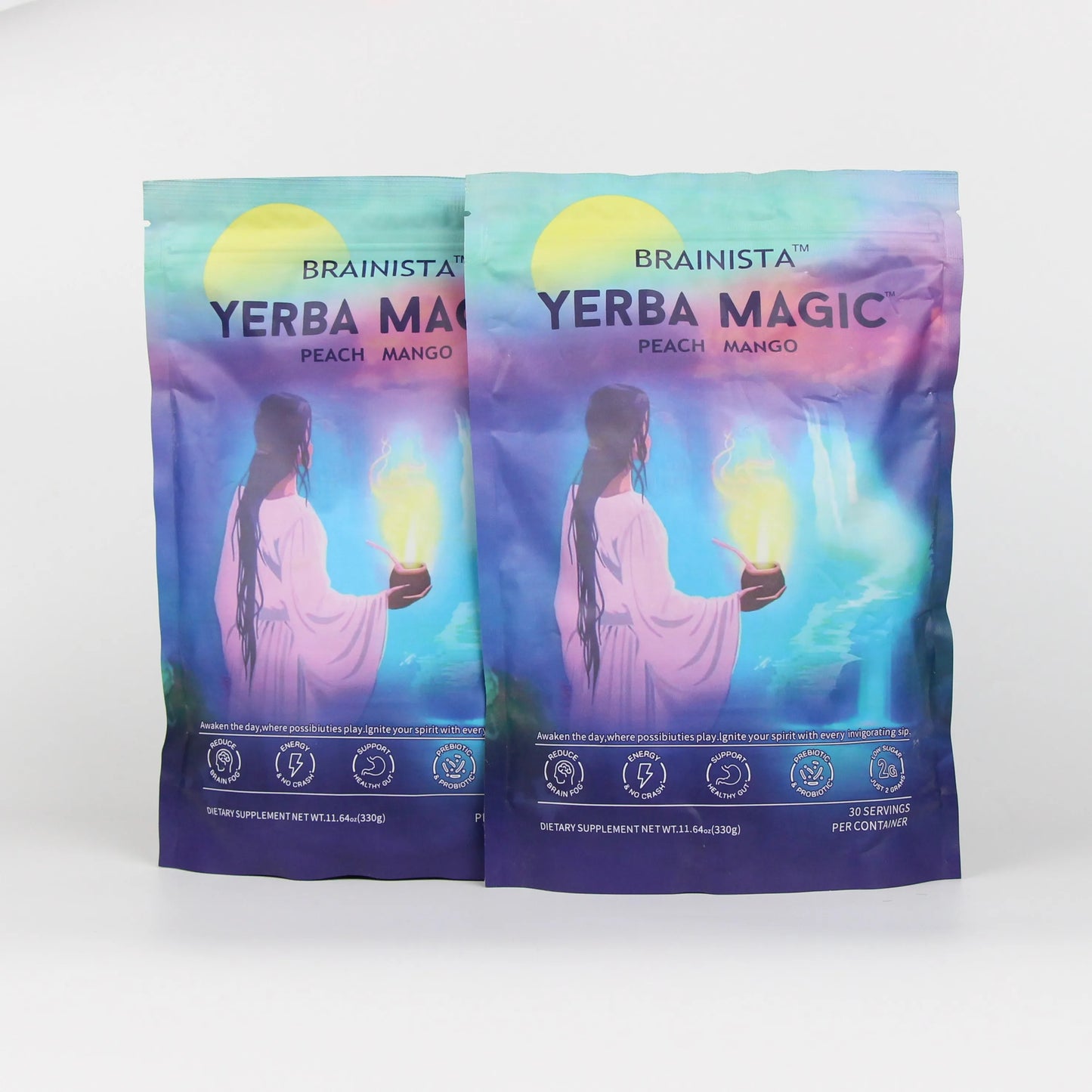 Yerba Magic 3-en-1 | Energía Limpia con Extractos Fitoactivos | Suplemento Natural para Cerebro y Salud Digestiva