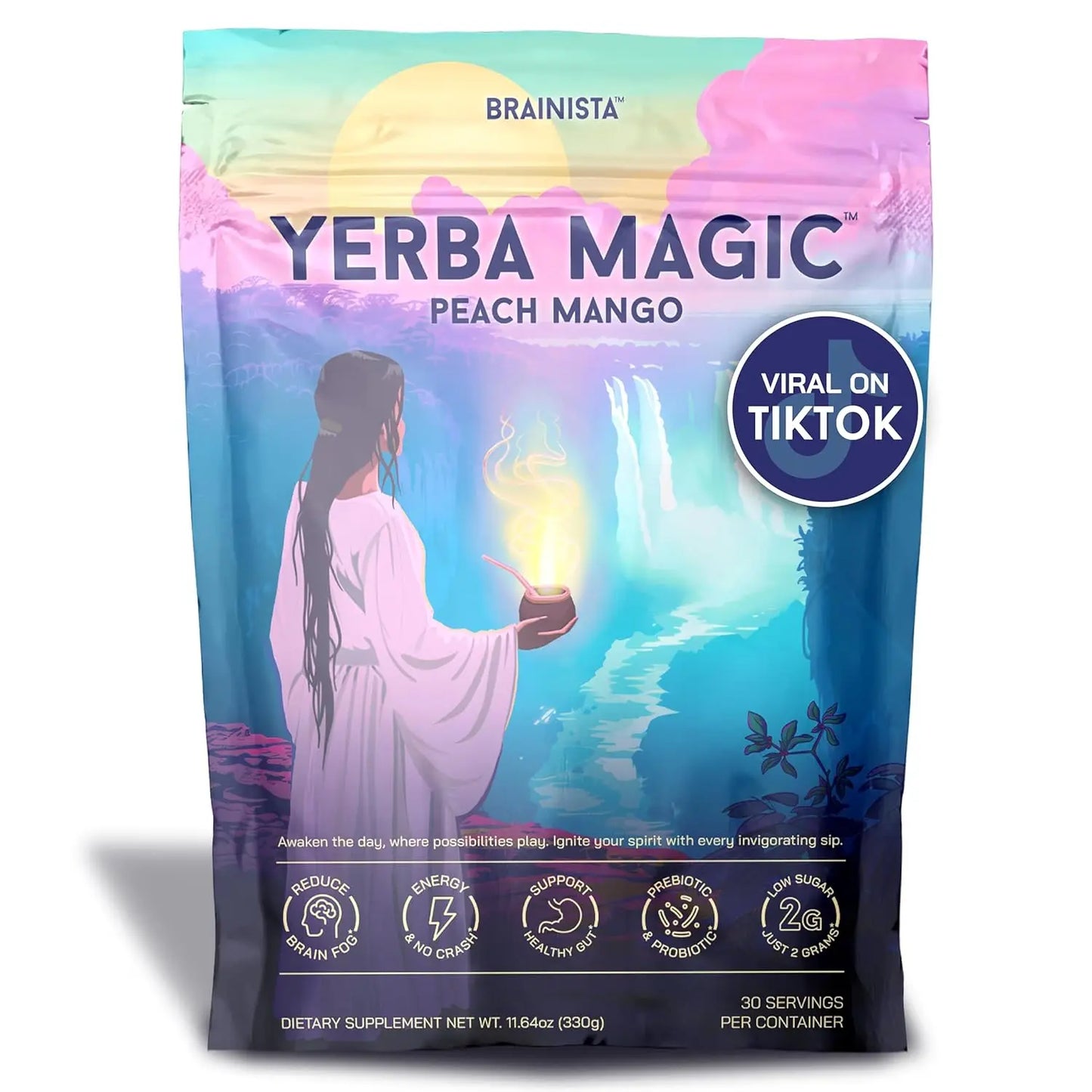 Yerba Magic 3-en-1 | Energía Limpia con Extractos Fitoactivos | Suplemento Natural para Cerebro y Salud Digestiva